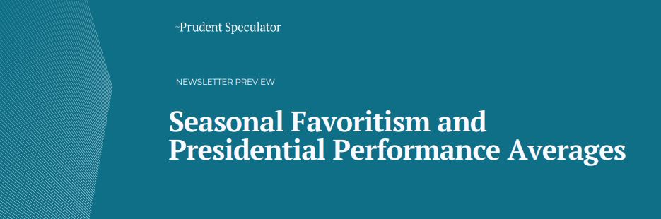 Seasonal Favoritism and Presidential Performance Averages