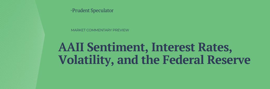 AAII Sentiment, Interest Rates, Volatility, and the Federal Reserve