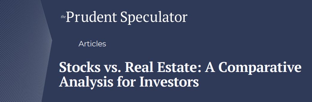 stocks and real estate