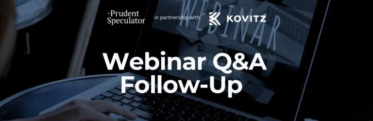 webinar Q and A follow up
