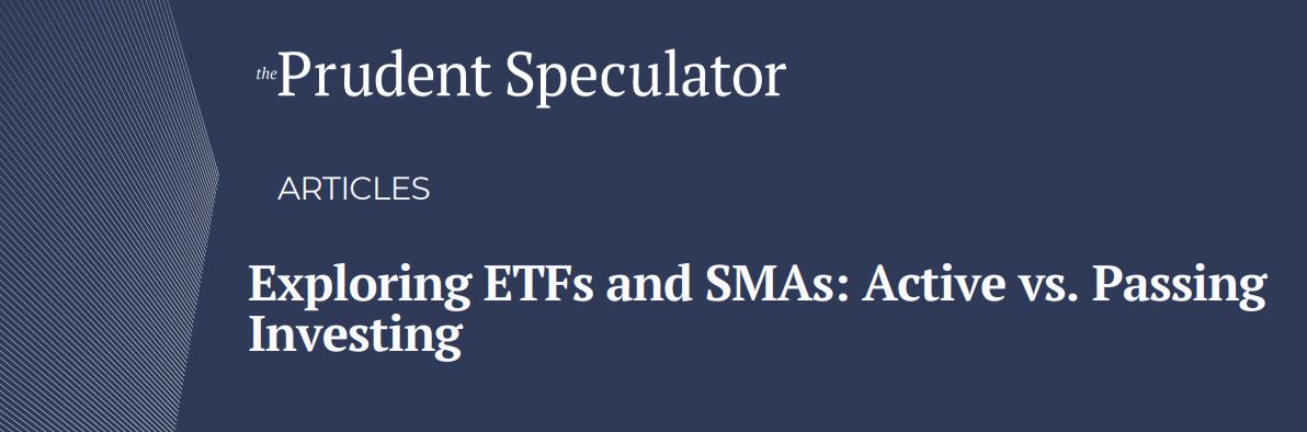 ETFs and SMAs