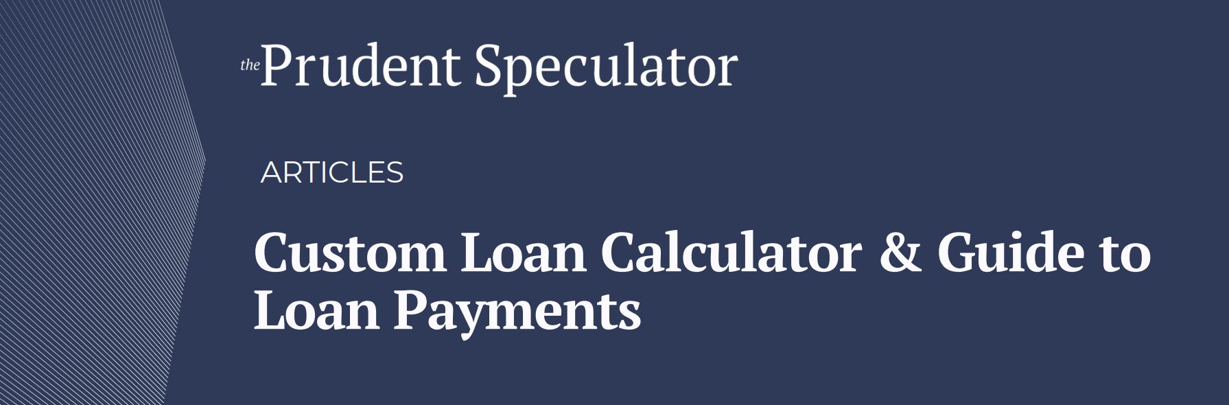 Custom Loan Calculator