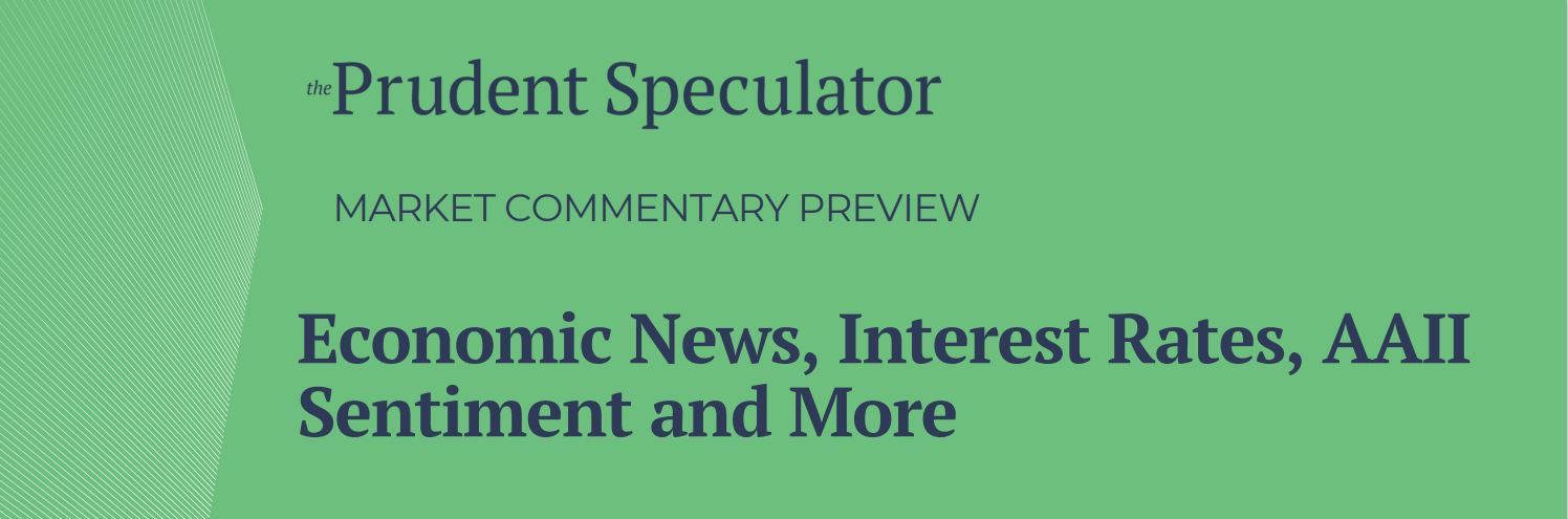 Market Commentary - The Prudent Speculator Market Commentary