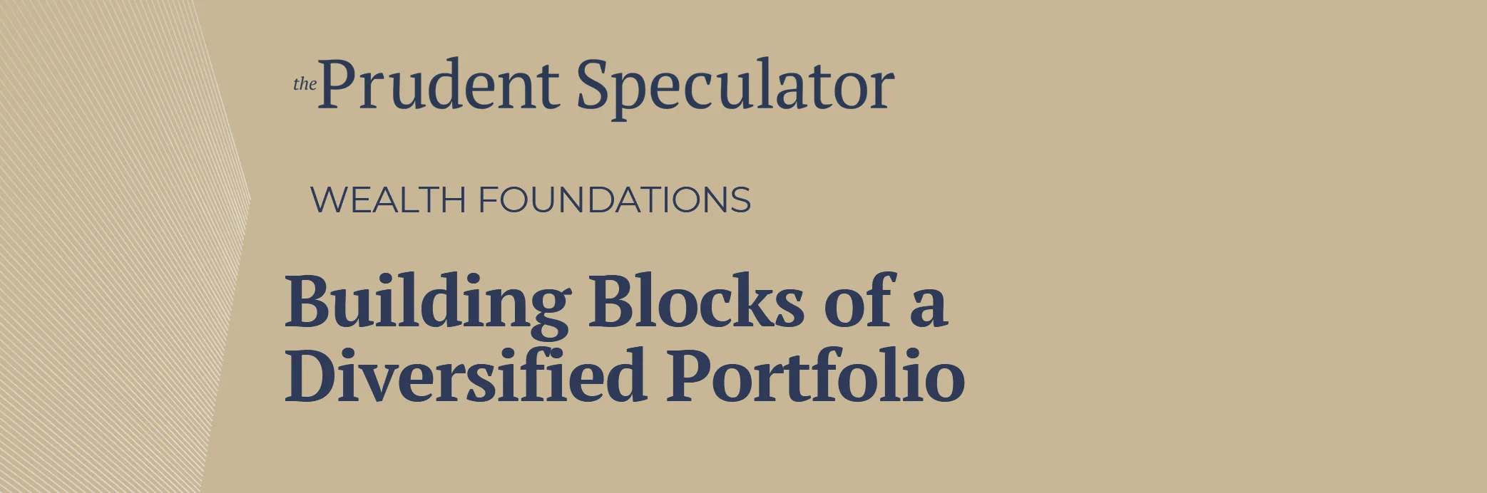 Building Blocks of a Diversified Portfolio hero