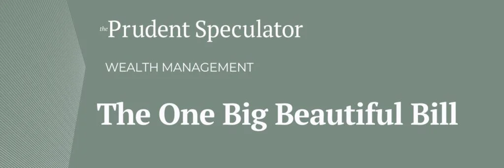 One Big Beautiful bill