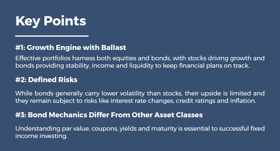 The Comprehensive Guide to Fixed Income Investments key points