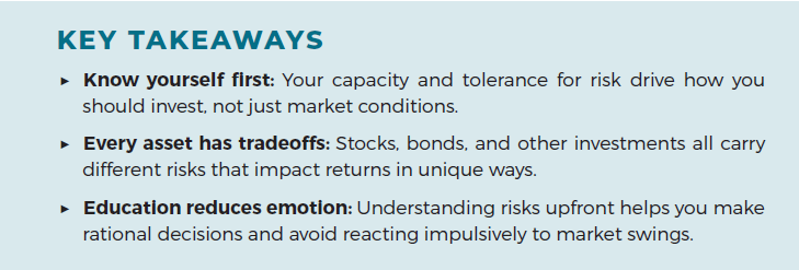 investment risks key takeaways