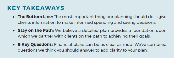 9 questions for your financial planner key points 