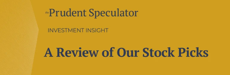 A Review of Our Stock Picks - Hero